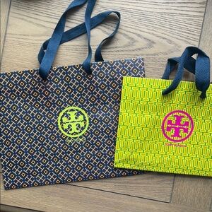 Tory Burch Shopping Bags x2
